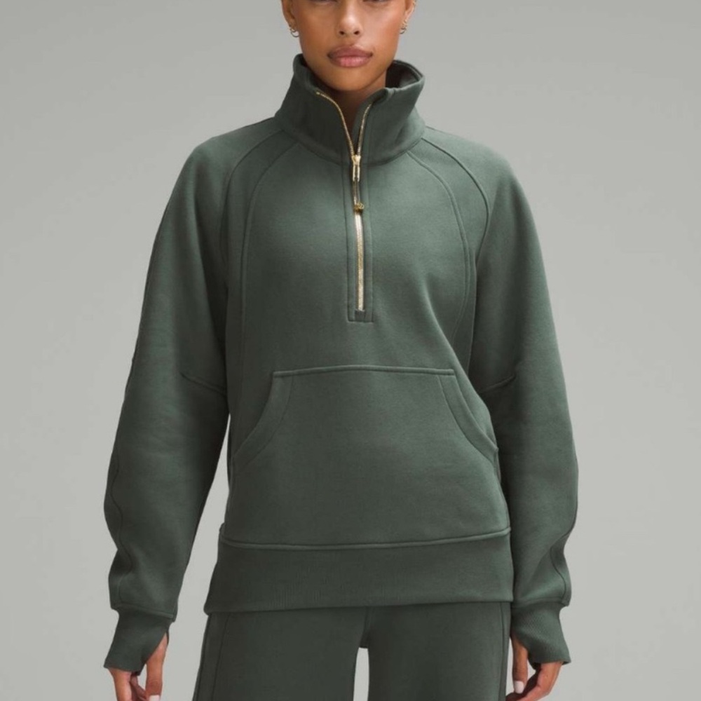 Lululemon Scuba, Oversized Funnel Neck Half Zip